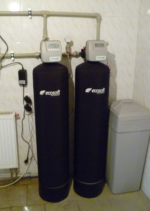 Сорбционный фильтр Ecosoft FPA установлен в технологической схеме водоснабжении